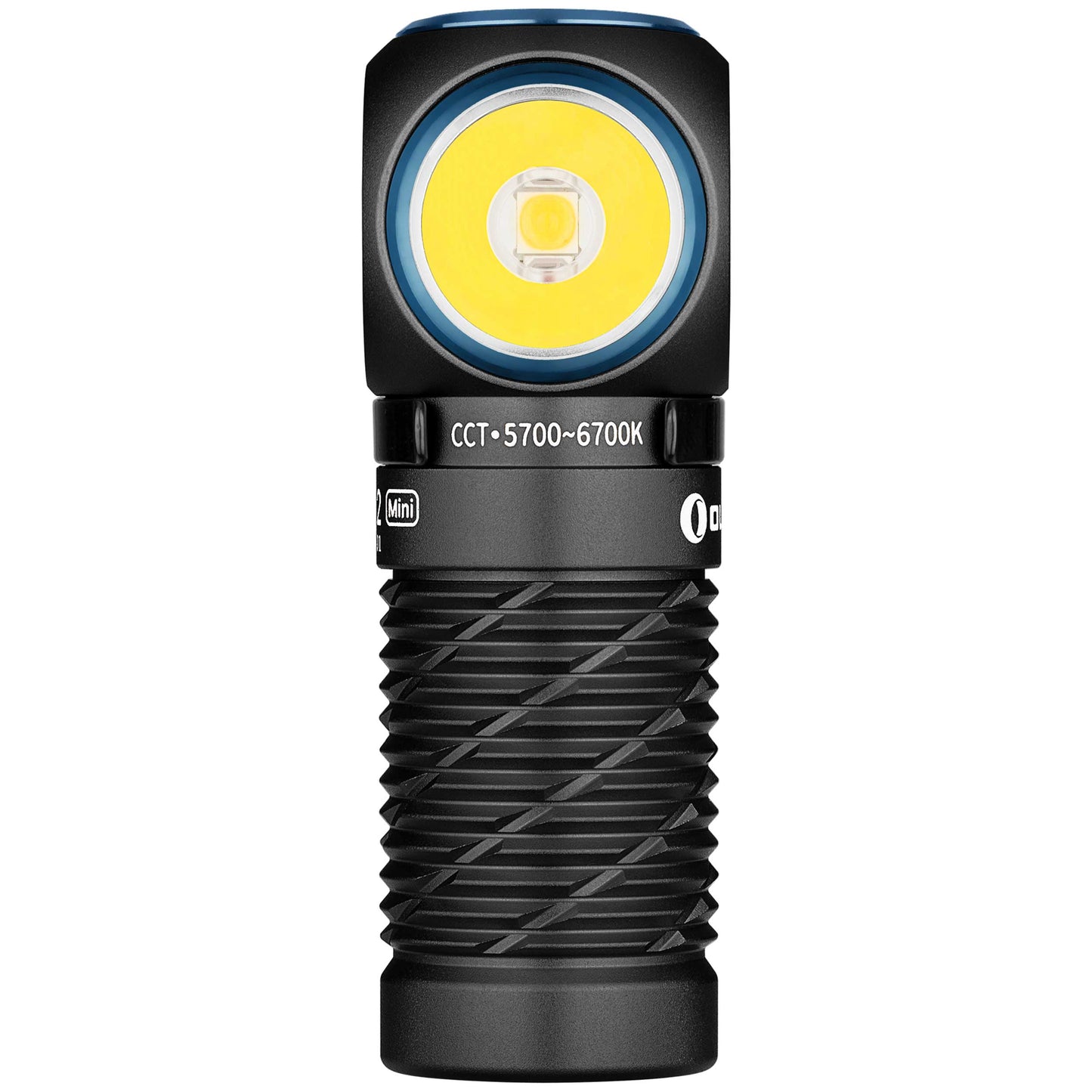 Latarka czołowa i kątowa Olight Perun 2 Mini Cool White Black z opaską - 1100 lumenów