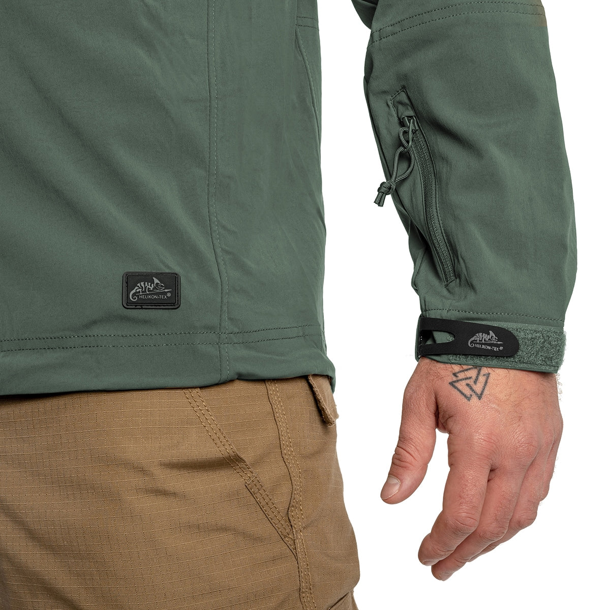 Kurtka Helikon Trooper StormStretch Softshell - Alpha Green