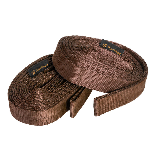 Taśmy do mocowania hamaka TigerWood 3 m - Brown