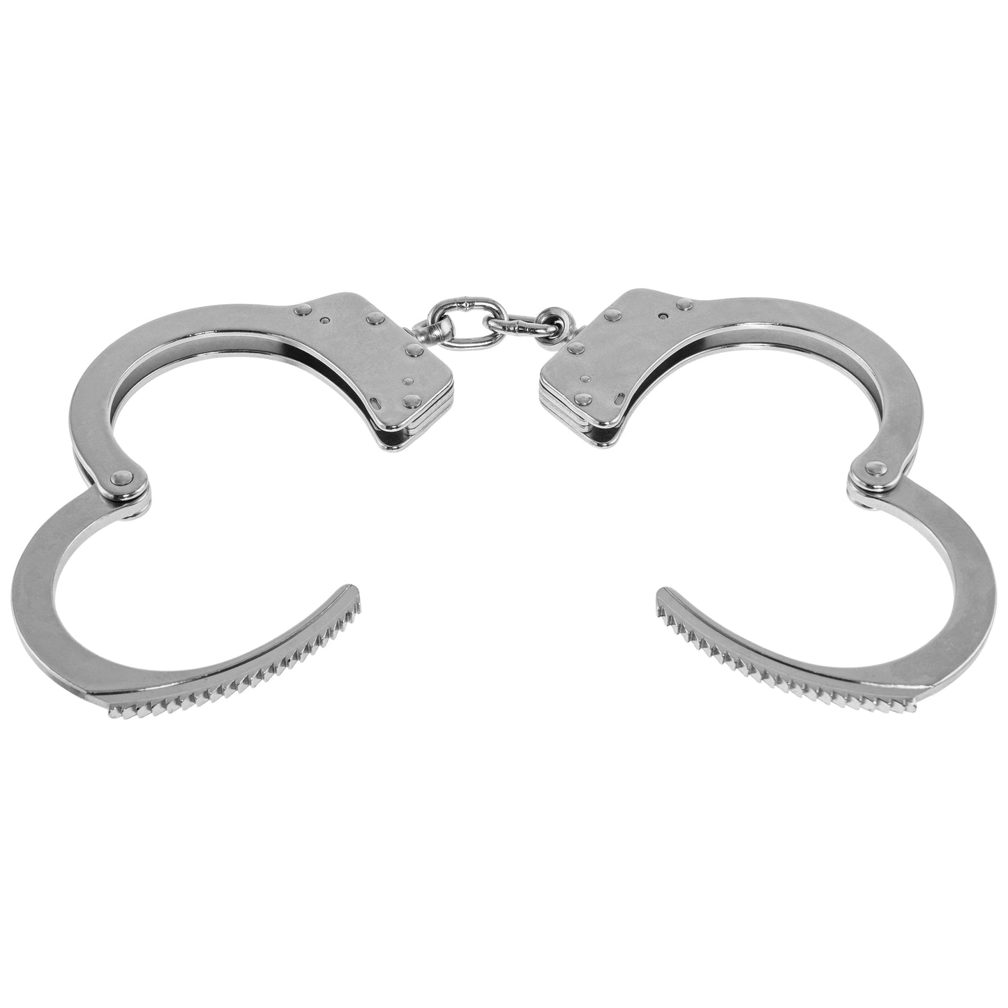 Kajdanki stalowe Mil-Tec - Double Lock - srebrny