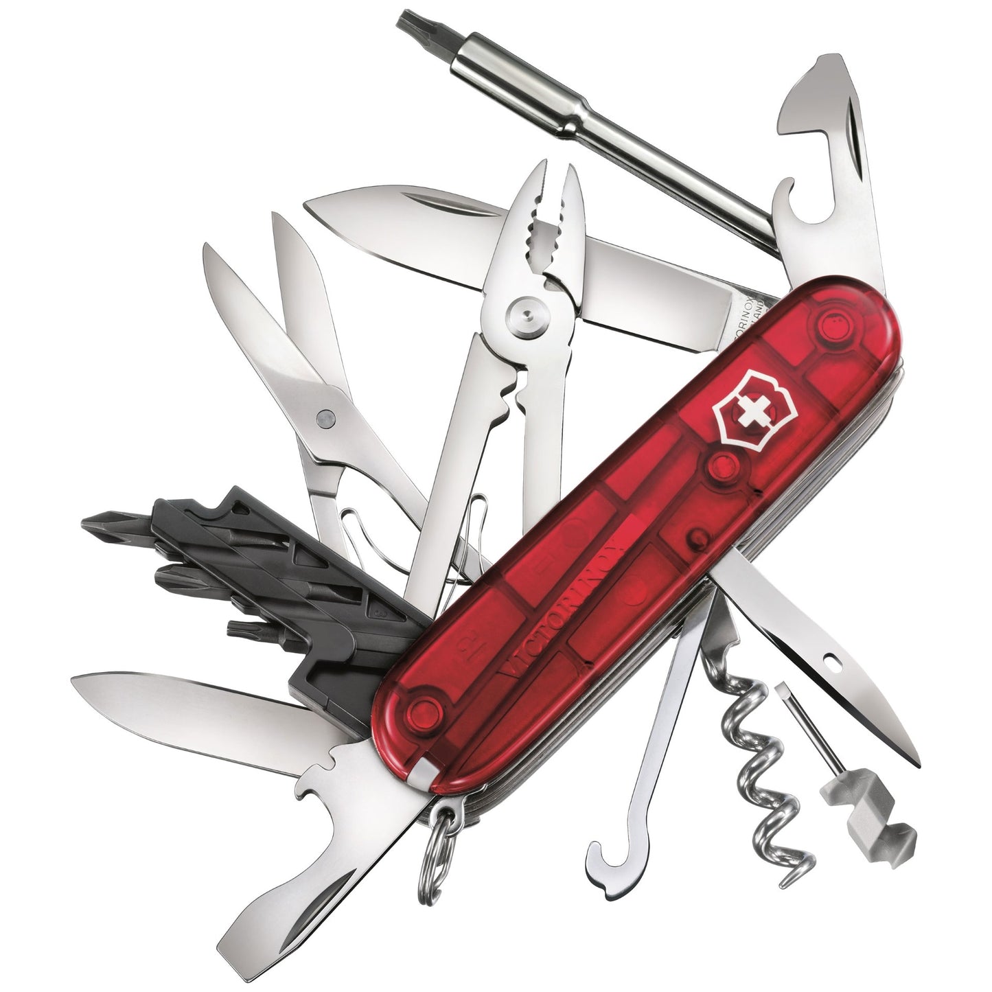 Scyzoryk Victorinox Cyber Tool M - Transparent Red