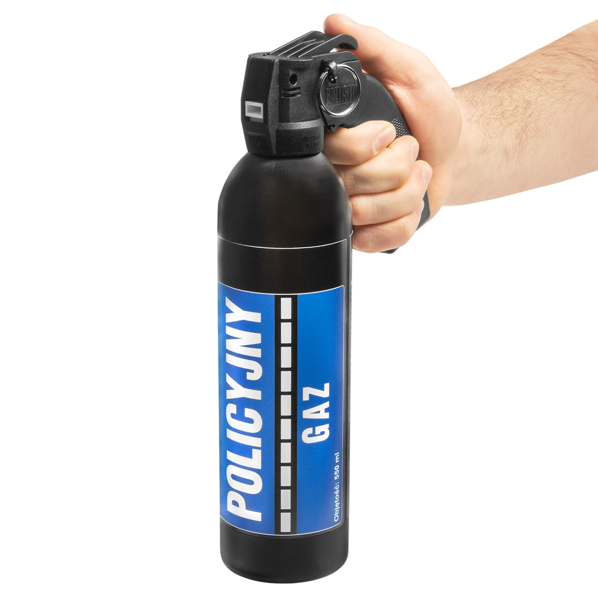 Gaz pieprzowy Policyjny 550 ml - strumień