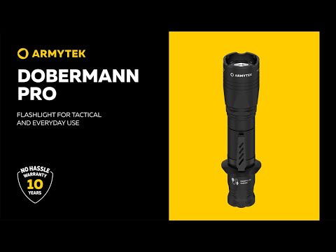 Latarka Armytek Dobermann Pro Magnet USB Warm - 1400 lumenów