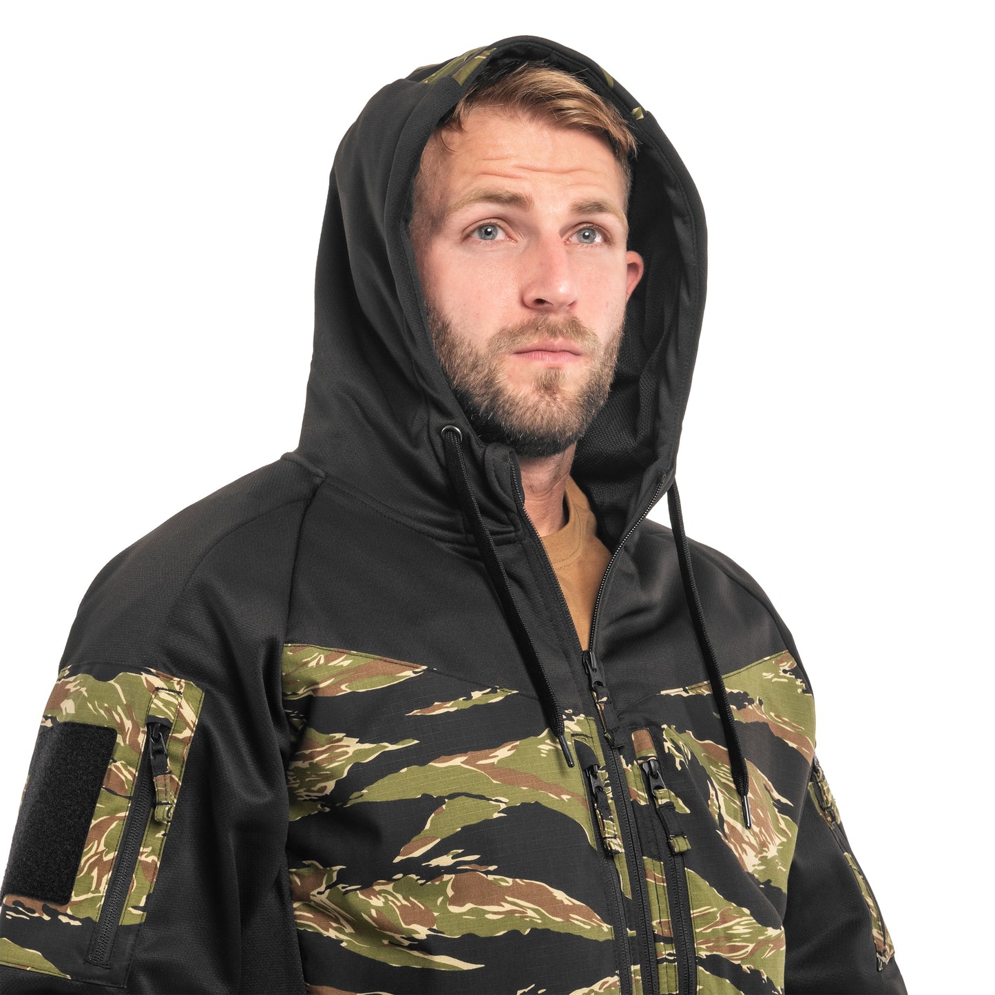 Bluza Helikon Rogue Hoodie - Black/Tiger Stripe