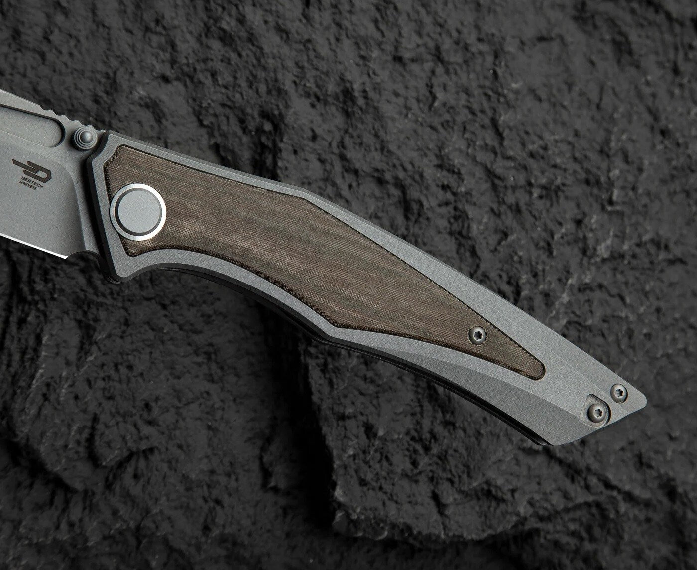 Nóż składany Bestech Knives Togatta - Dark Grey