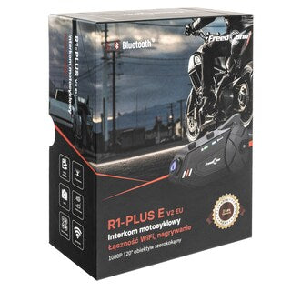 Interkom motocyklowy FreedConn R1 Plus E z kamerą