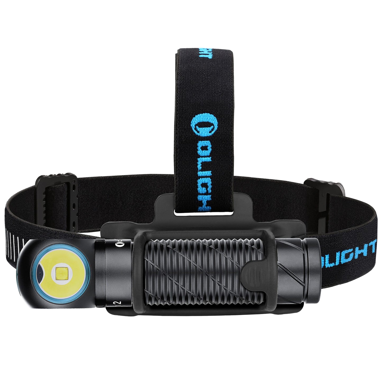 Latarka czołowa i kątowa Olight Perun 2 Cool White Kit Black z opaską - 2500 lumenów