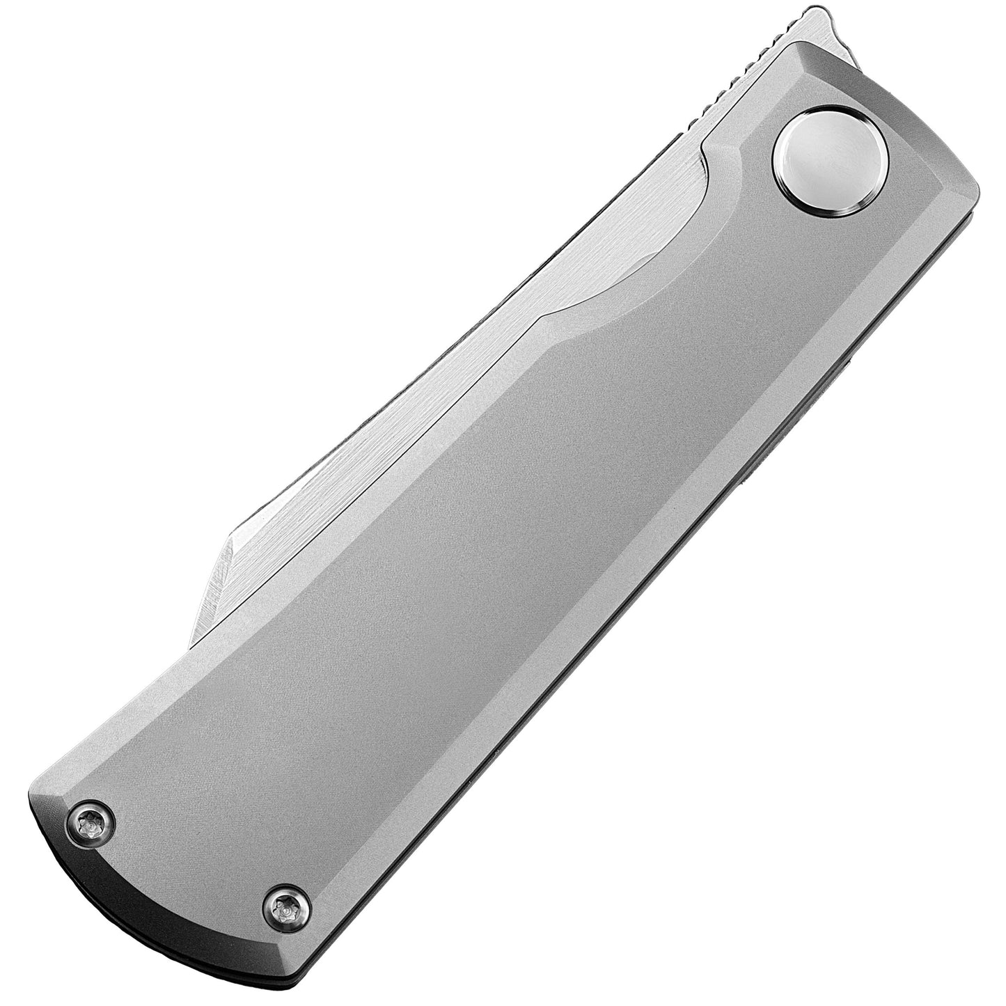 Nóż składany Bestech Knives Bruv - Satin/Bead Blast Titanium