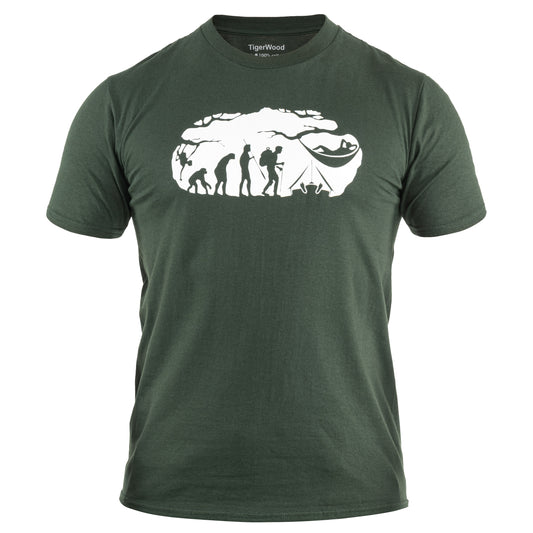 Koszulka T-Shirt TigerWood Bushcraft Evolution - Zielona