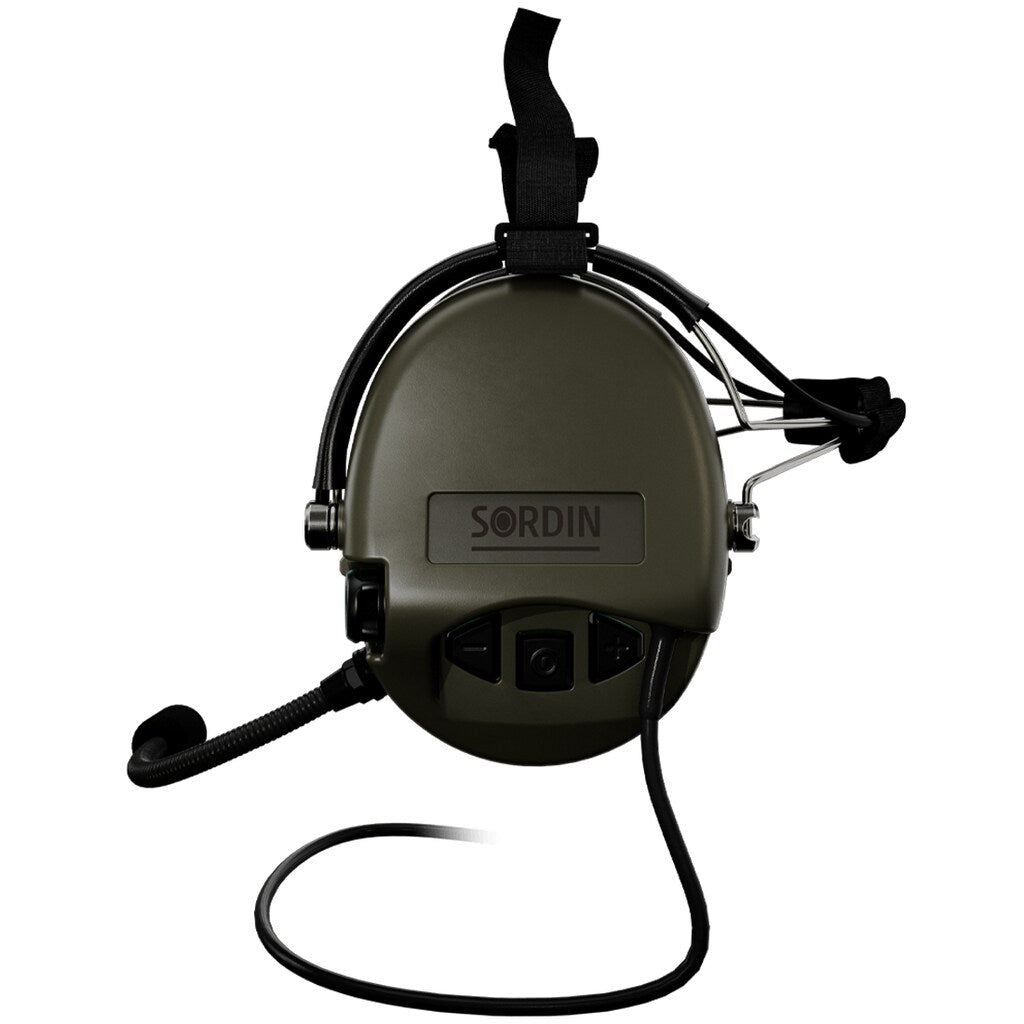 Ochronniki słuchu aktywne Sordin Supreme MIL CC Neckband - Green