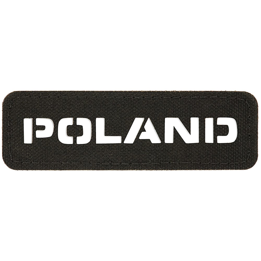 Naszywka M-Tac Poland Laser Cut - Black