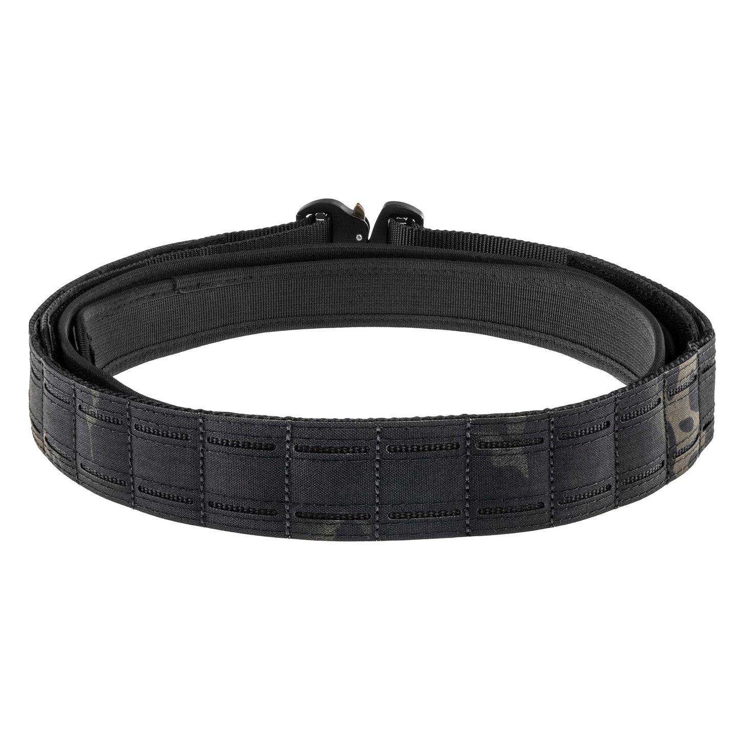 Pas taktyczny JB Tacticals MOLLE Laser Cut z pasem wewnętrznym - Black Camo