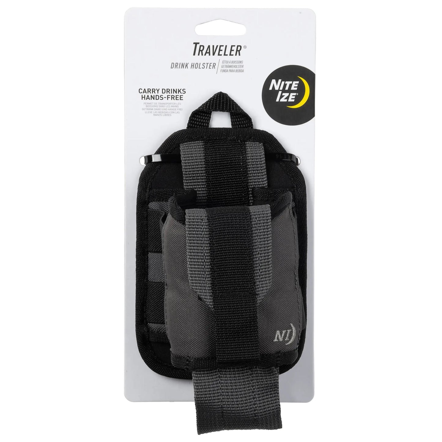 Pokrowiec na butelkę Nite Ize Traveler Drink Holster - Grey
