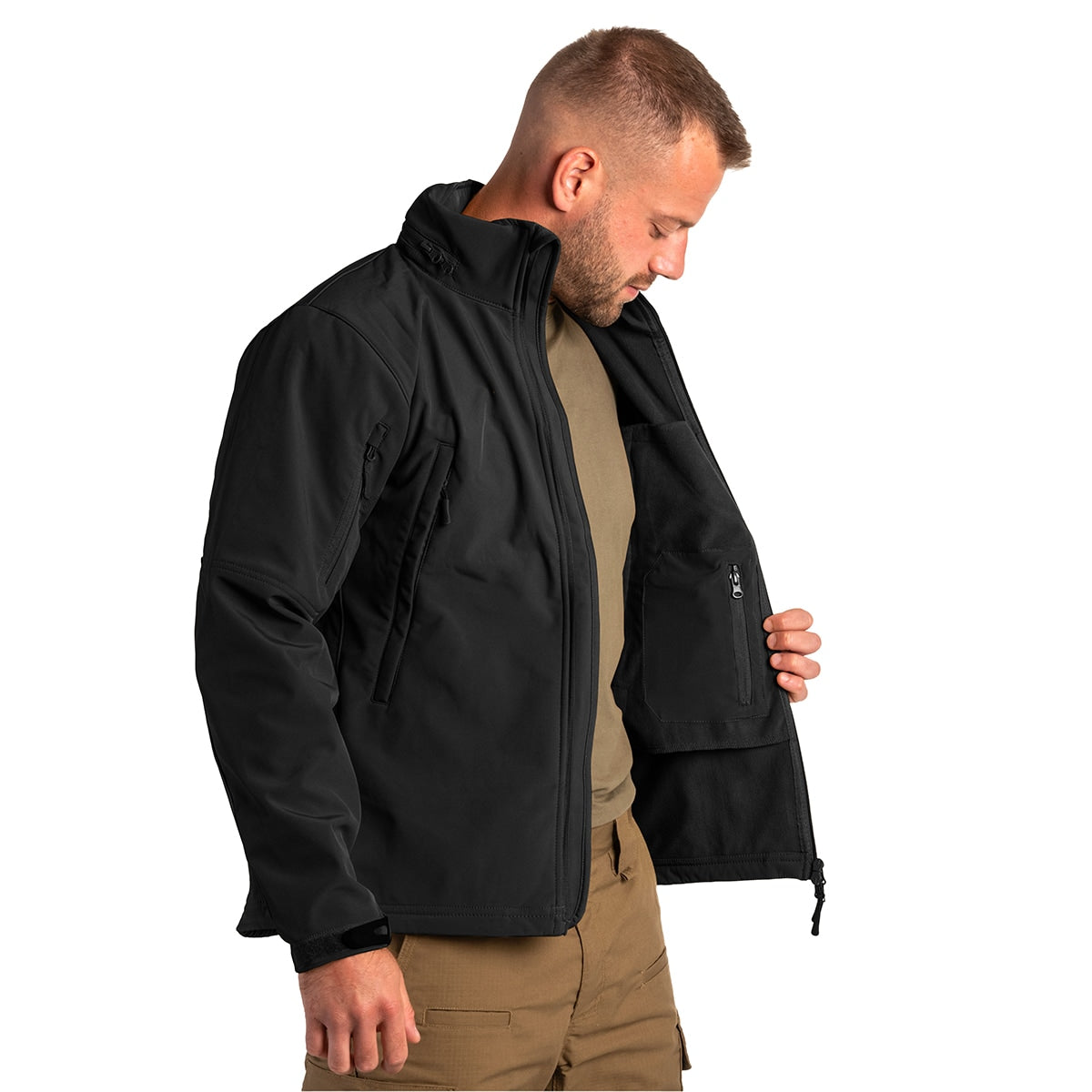 Kurtka Highlander Forces Tactical Softshell - Black