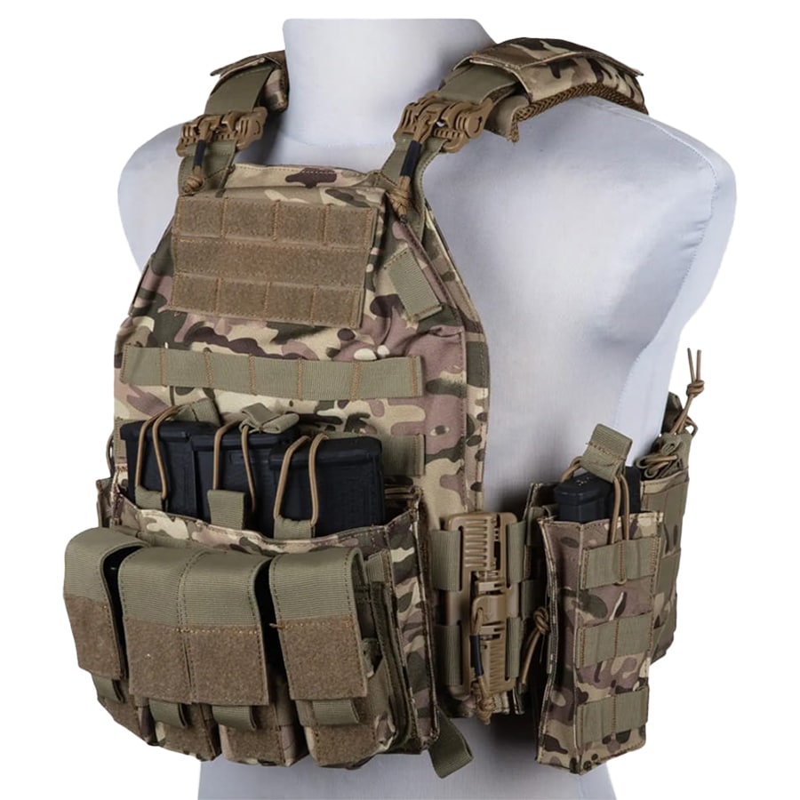 Kamizelka taktyczna GFC Plate Carrier - Arid MC Camo