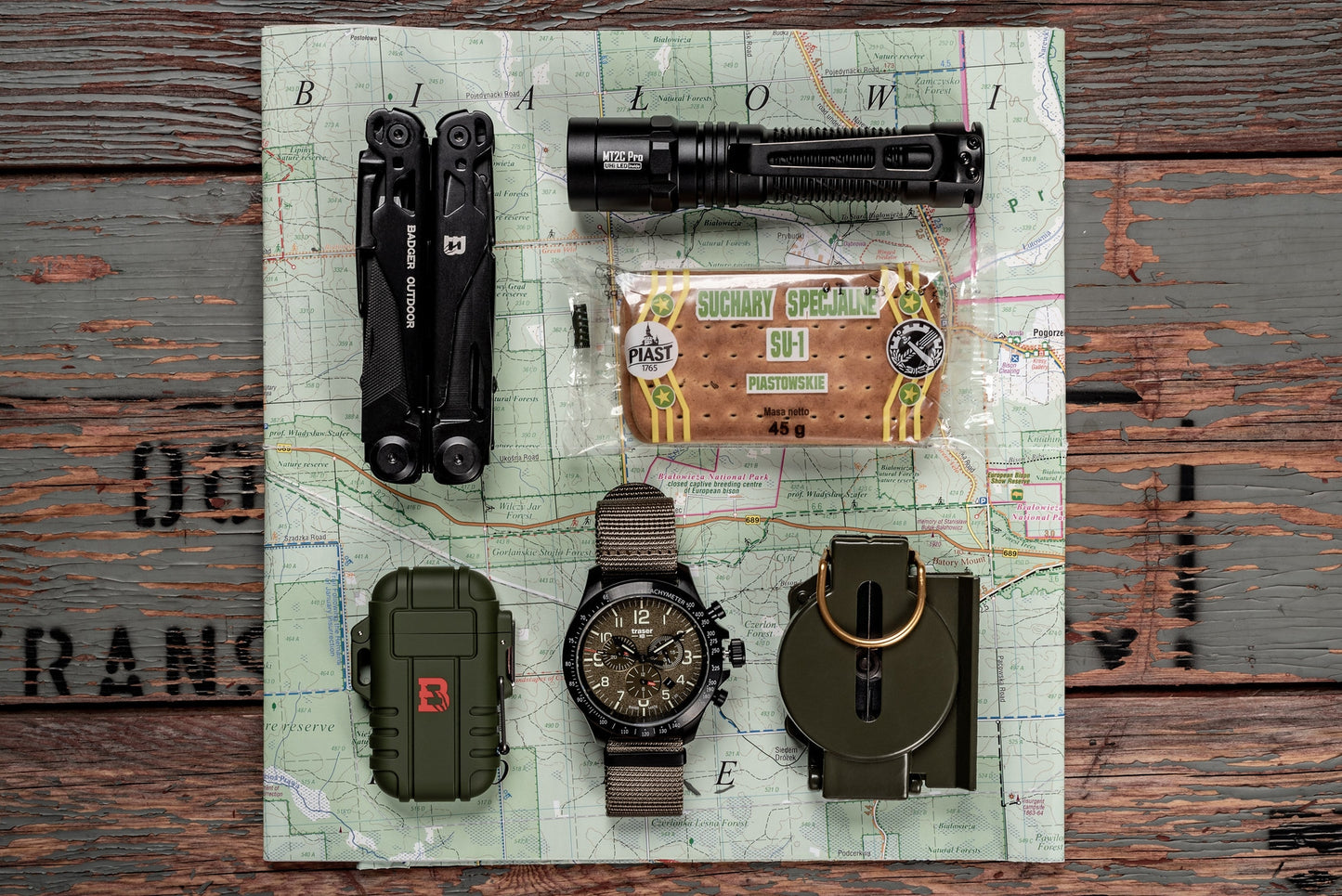 Busola Badger Outdoor Military Lensatic