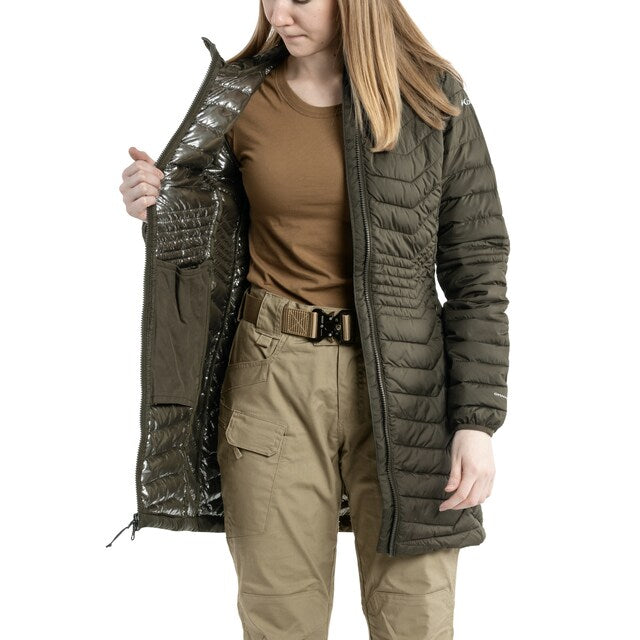 Kurtka damska Columbia Powder Lite Mid Jacket - Olive Green