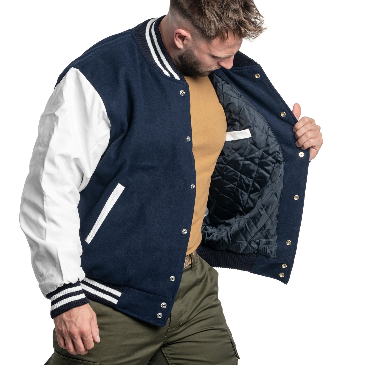 Kurtka Mil-Tec NY Baseball - Navy/White