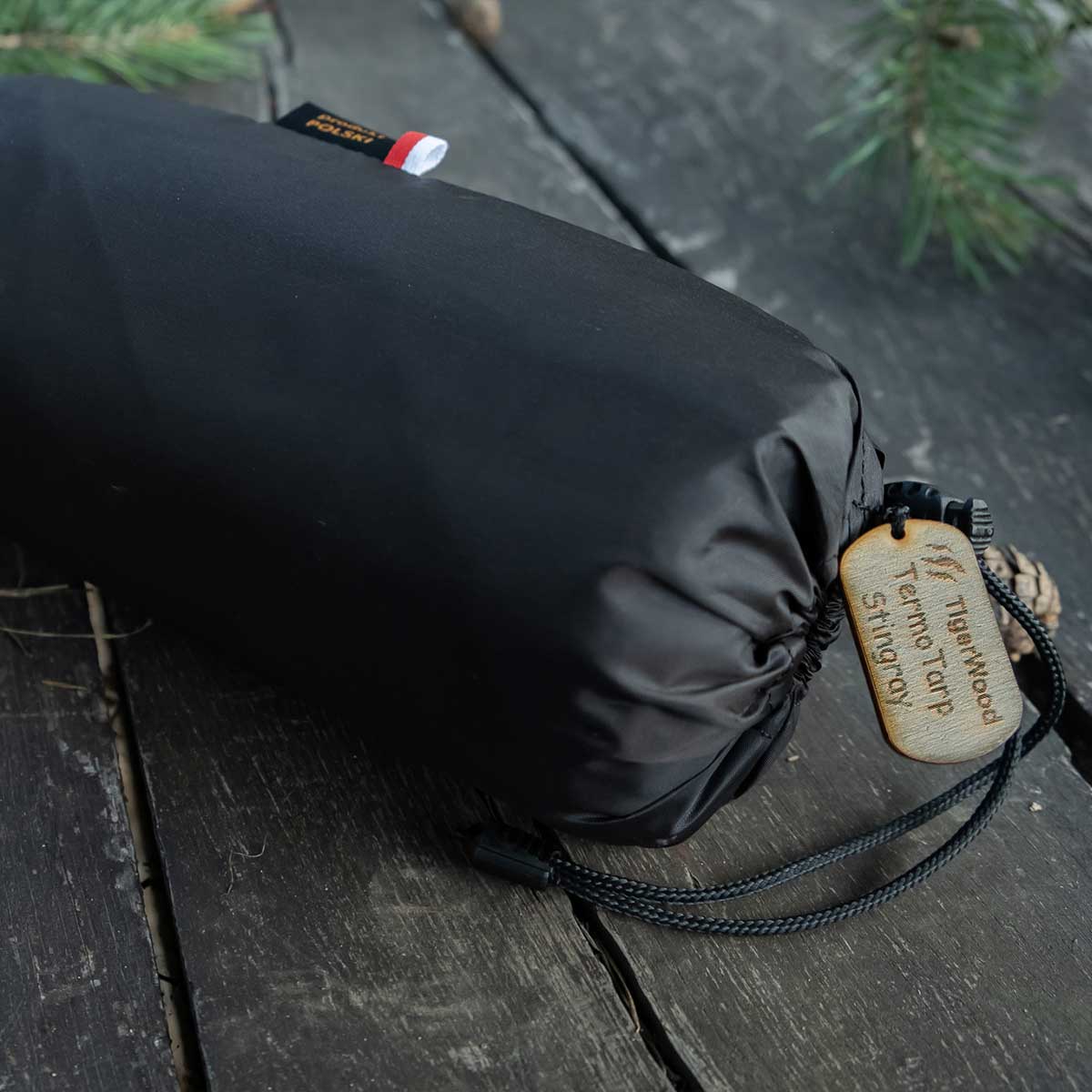 Płachta biwakowa TigerWood Termo Tarp StingRay 3,6 x 2,8 m - Black