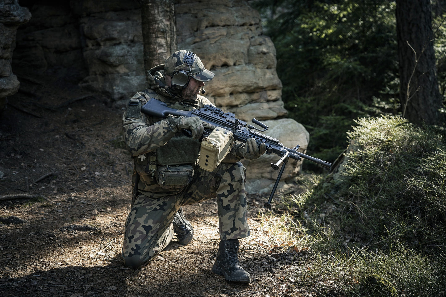 Karabin maszynowy AEG Cybergun FN MK48 - Black