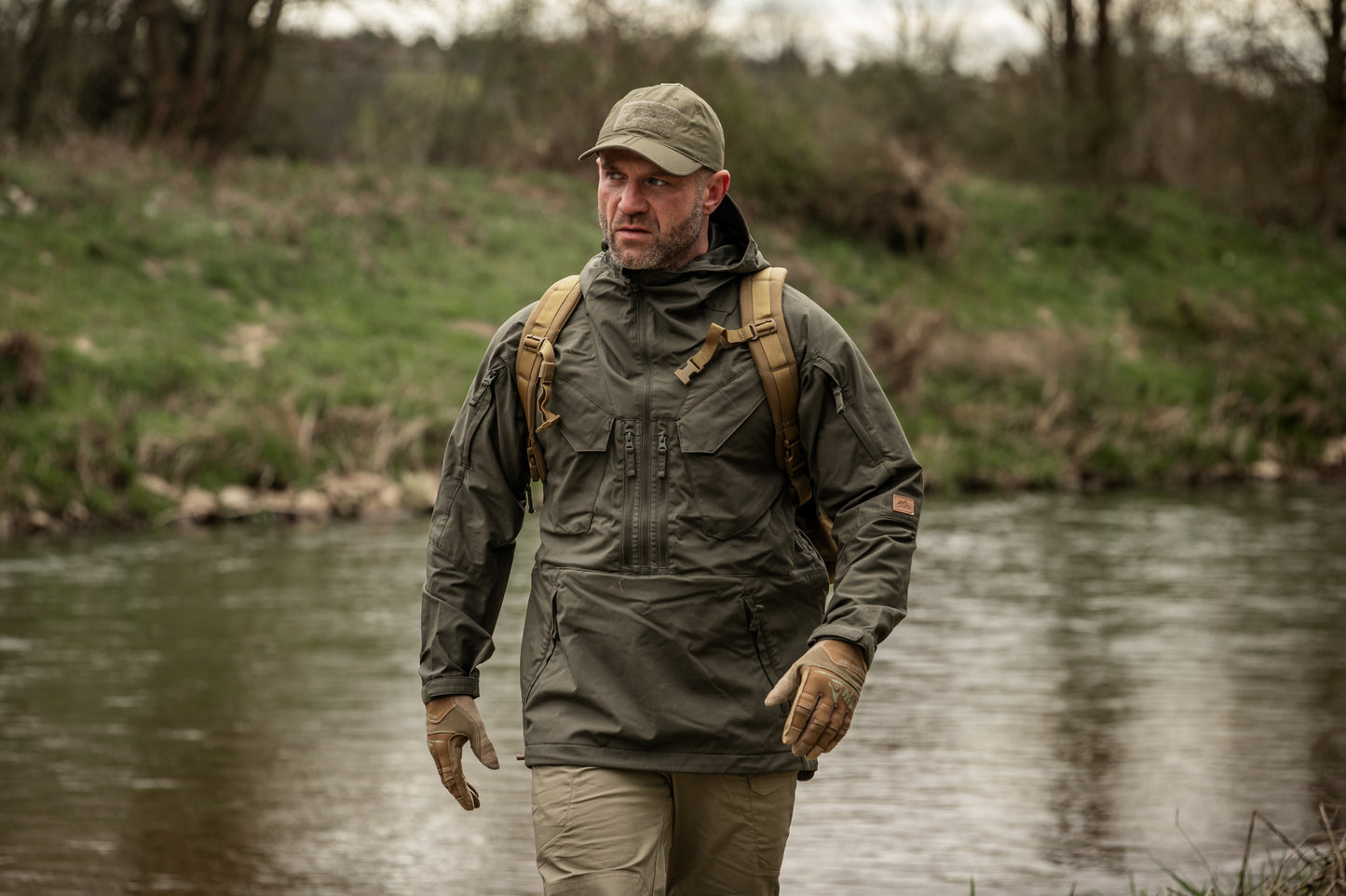 Kurtka Helikon Pilgrim Anorak - Taiga Green