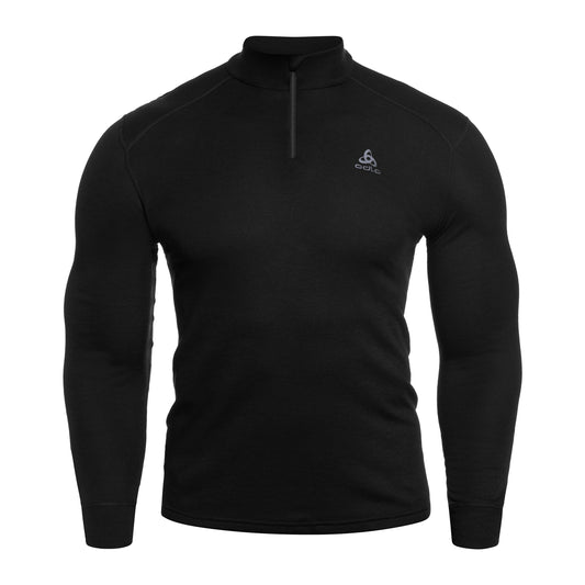 Koszulka termoaktywna Odlo Active Warm Base Layer Half-Zip - Black