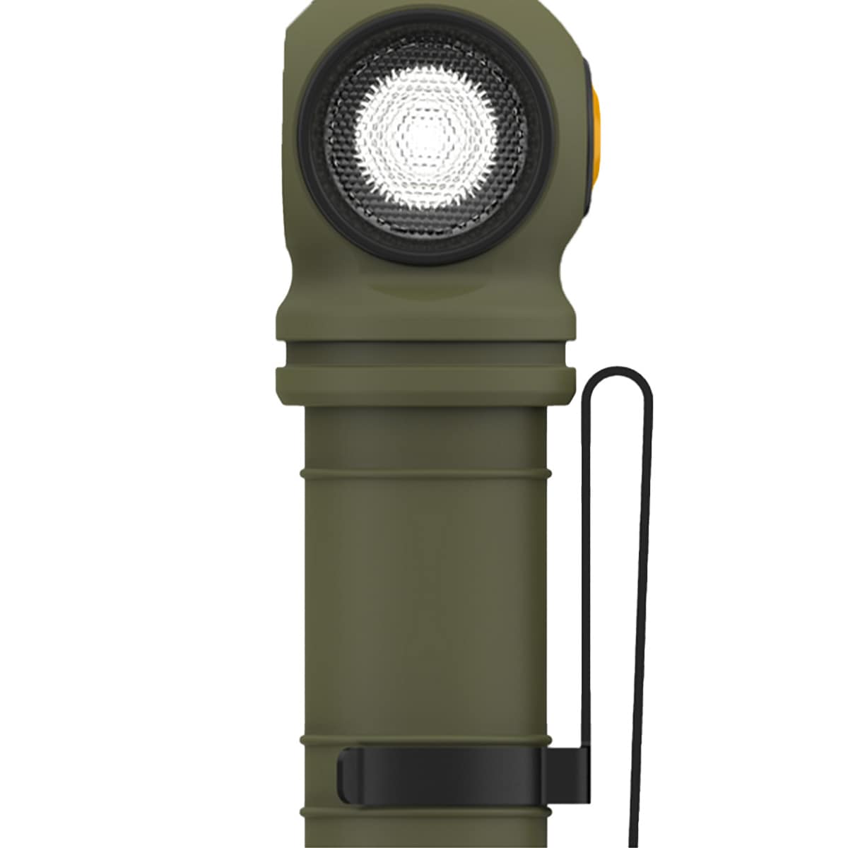 Latarka czołowa i kątowa Armytek Wizard C2 Pro Max Magnet USB White Olive - 4000 lumenów