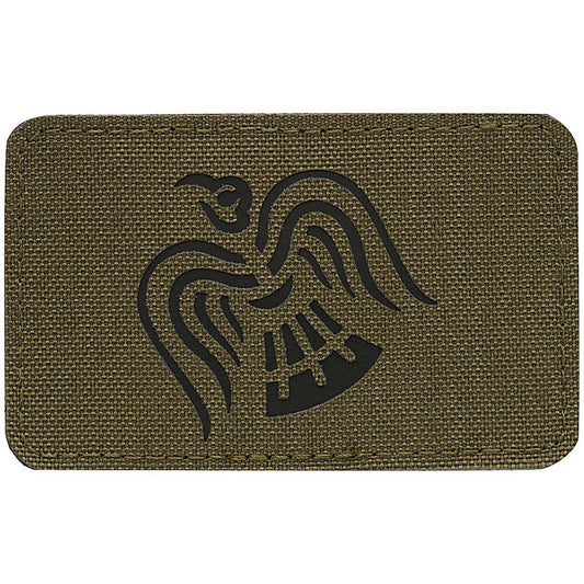 Naszywka M-Tac Sztandar Kruk Laser Cut - Ranger Green/Black