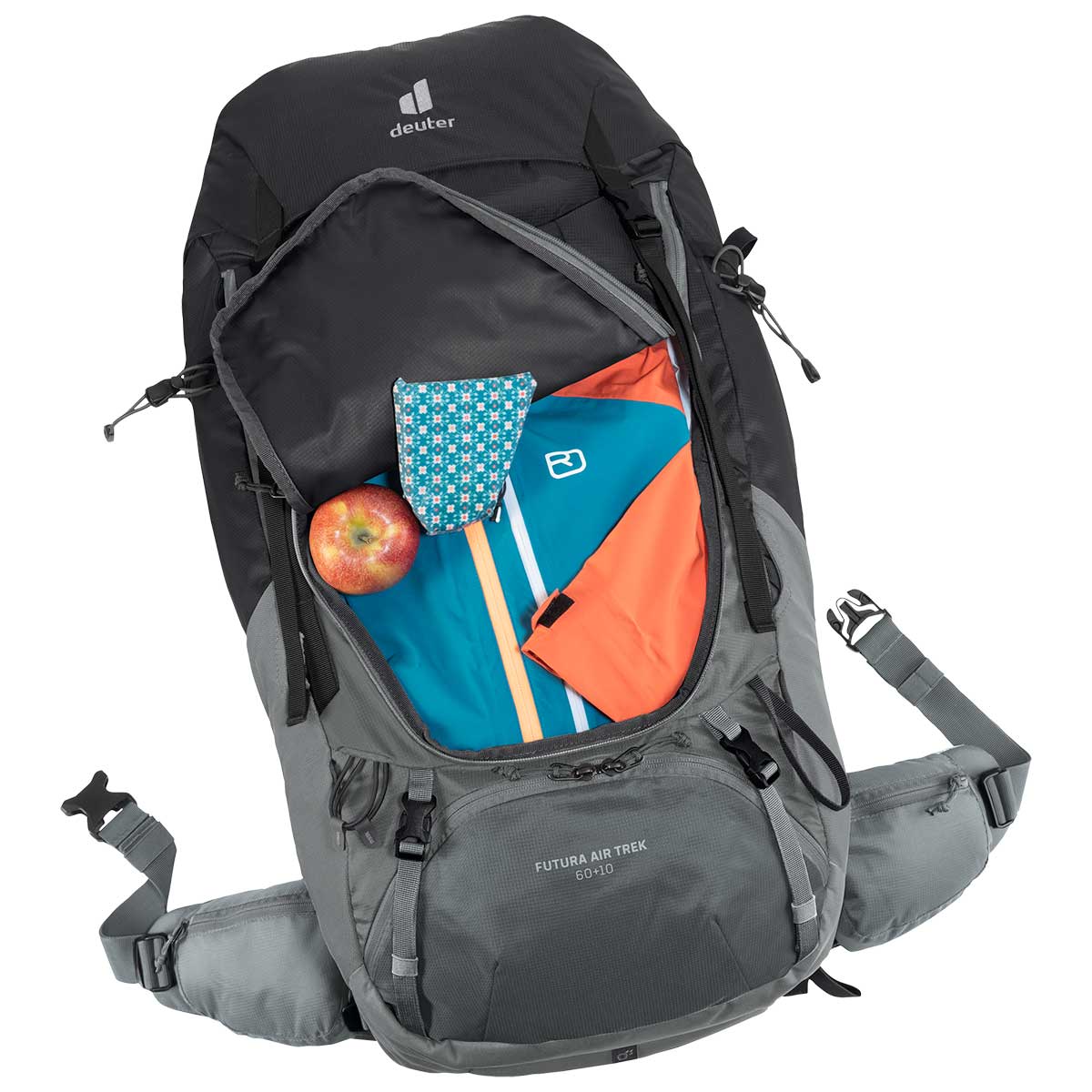 Plecak Deuter Futura Air Trek 60+10 l - Black/Graphite