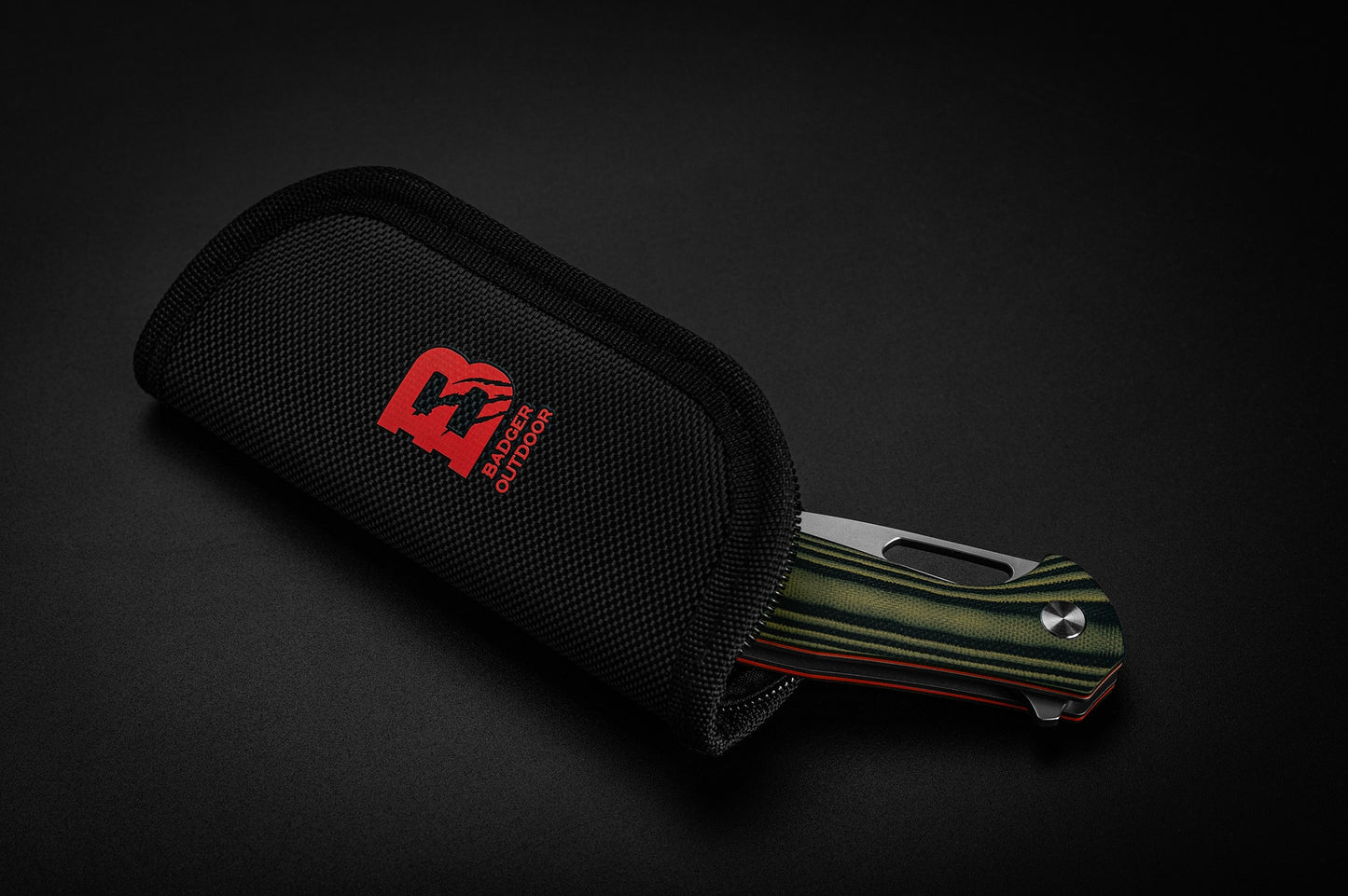 Nóż składany Badger Outdoor D2 Gecko