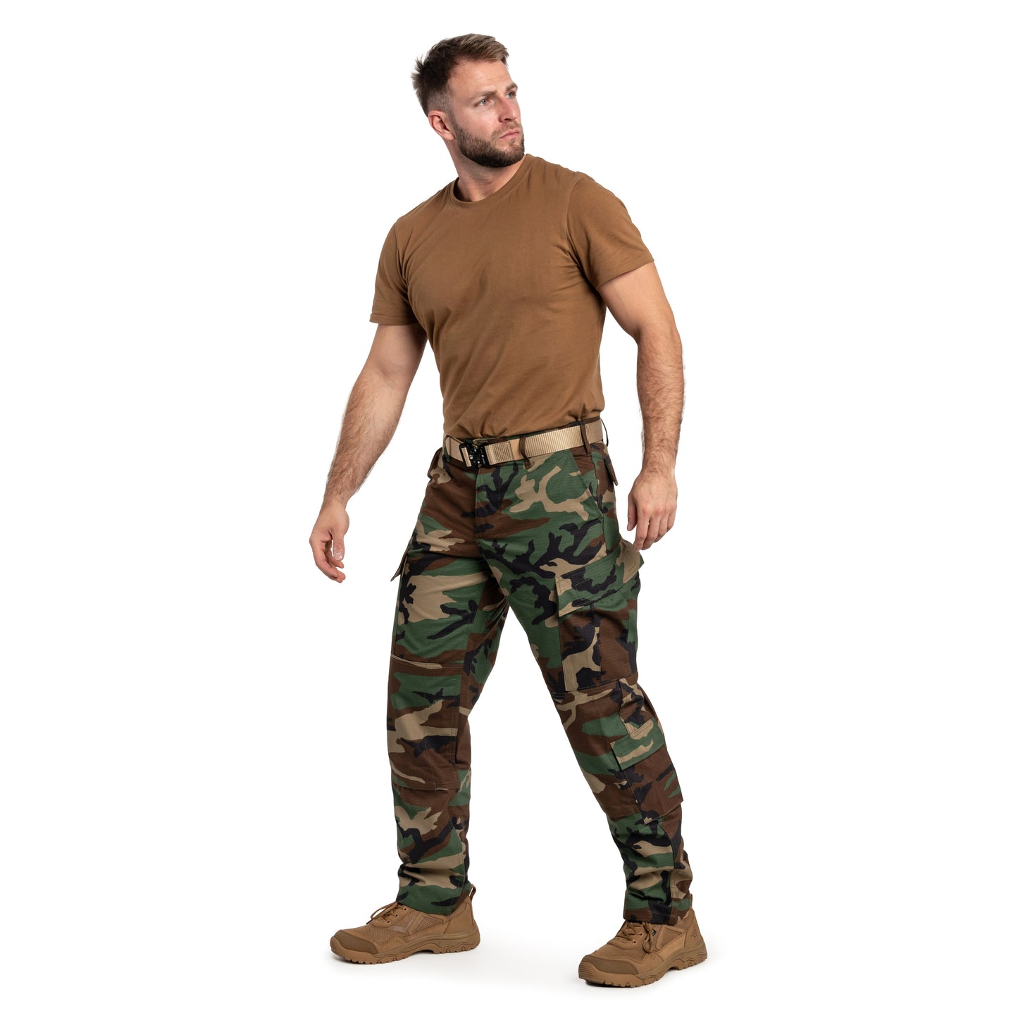 Spodnie wojskowe Mil-Tec Teesar US ACU Rip-Stop - Woodland