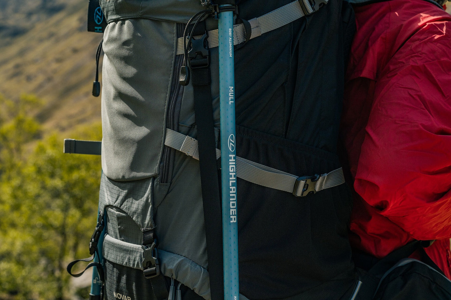 Kije trekkingowe Highlander Outdoor Mull - Blue