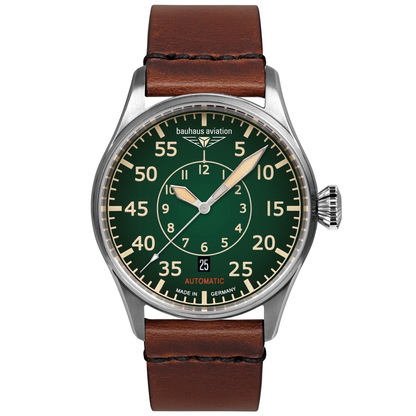 Zegarek Bauhaus Aviation Automatic 27564 - Dark Green