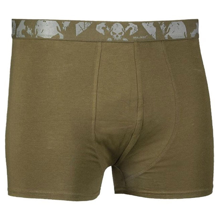 Bokserki Mil-Tec Skull Olive - 2 szt.