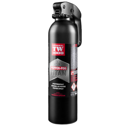 Gaz pieprzowy na zwierzęta TW 1000 Titan Pepper Fog 750 ml - stożek (DE)