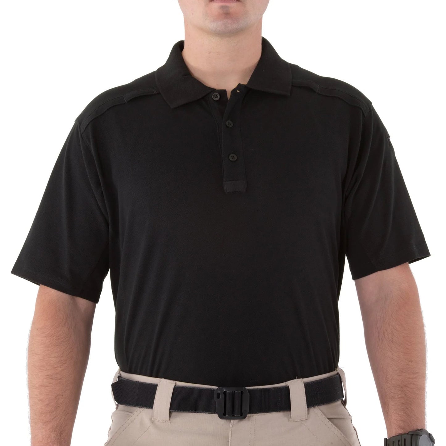 Koszulka polo First Tactical Cotton - Black