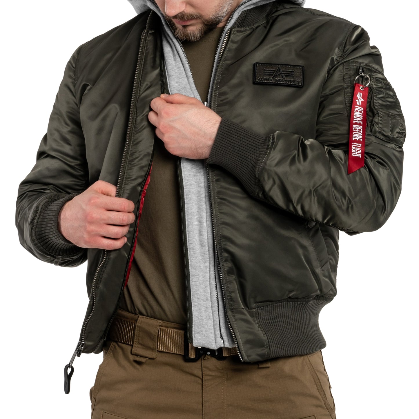 Kurtka Alpha Industries MA-1 D-Tec - Rep. Grey