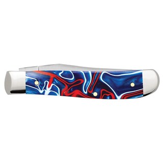 Nóż składany Zippo Mini Trapper - Red/White/Blue Kirinite