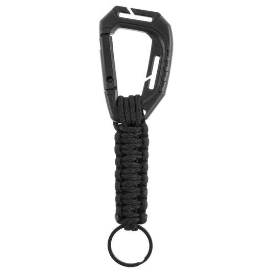 Brelok Mil-Tec Paracord z karabinczykiem MOLLE - Black