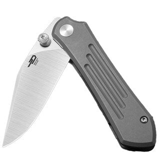 Nóż składany Bestech Knives Icarus - Silver Blade / Grey Titanium