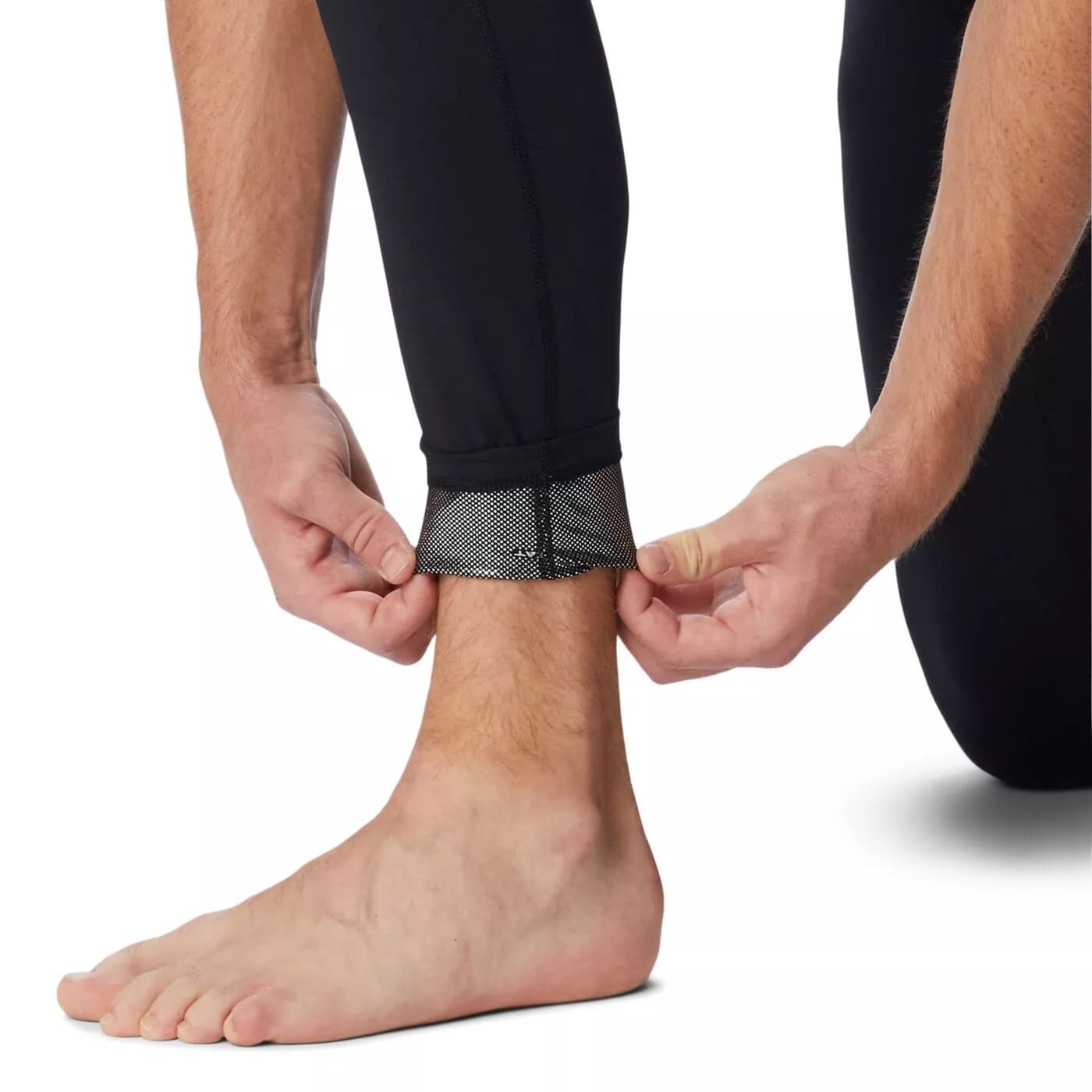 Legginsy termoaktywne męskie Columbia Midweight Stretch Tight - Black