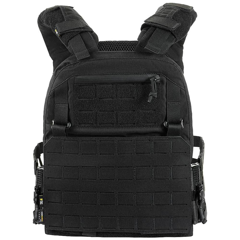 Kamizelka taktyczna typu Plate Carrier M-Tac Cuirass QRS Gen. II Black - na płyty rozmiar L/XL