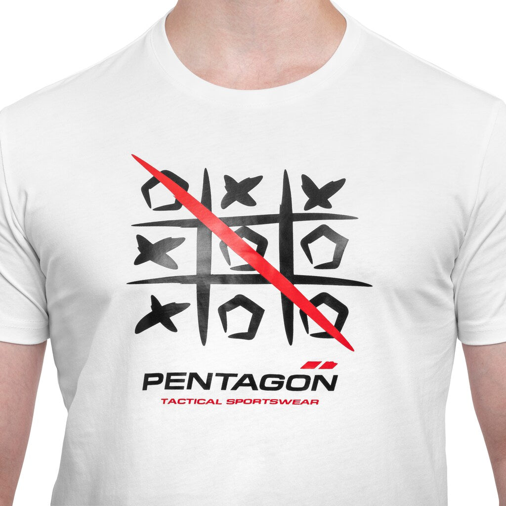 Koszulka T-Shirt Pentagon "3T" - White