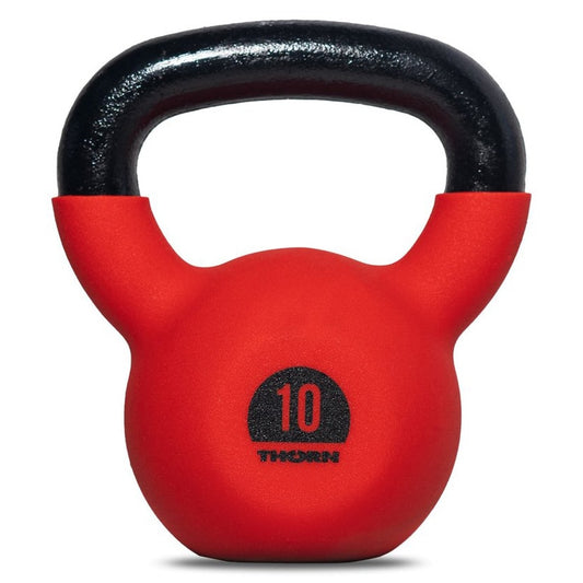 Kettlebell żeliwny Thorn+Fit 10 kg z gumową powłoką