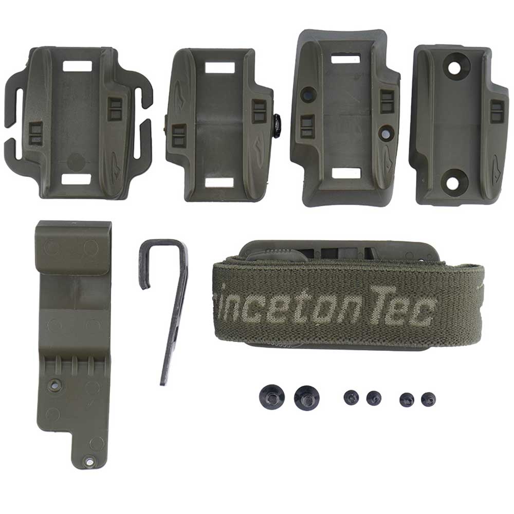 Latarka na hełm Princeton Tec Charge MPLS Olive Drab - 55 lumenów