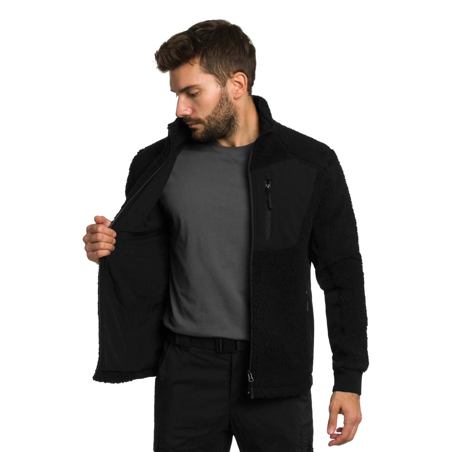 Polar Mil-Tec Bearforce Cold Weather Teddy-Fleece - Black