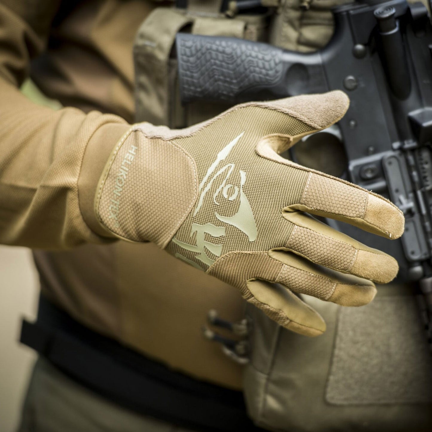 Rękawice Helikon All Round Fit Tactical - Coyote/Adaptive Green