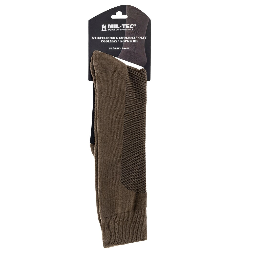 Skarpety długie Mil-Tec CoolMax - Olive