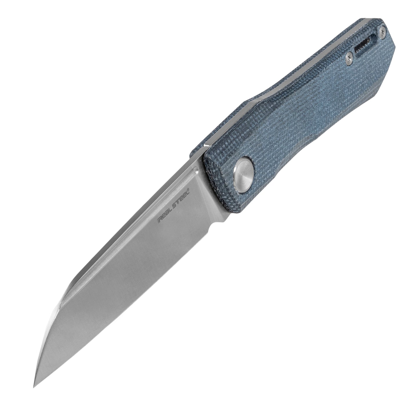 Nóż składany Real Steel Solis Denim Micarta EDC - Blue