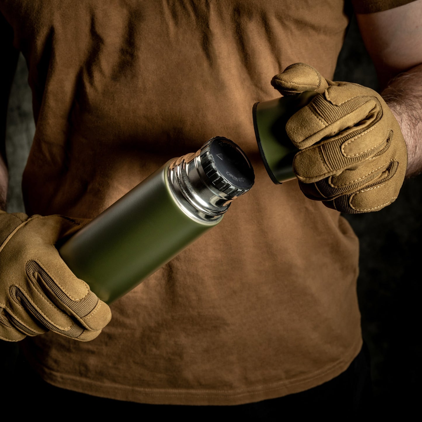 Termos Mil-Tec ze stali nierdzewnej 500 ml - Olive
